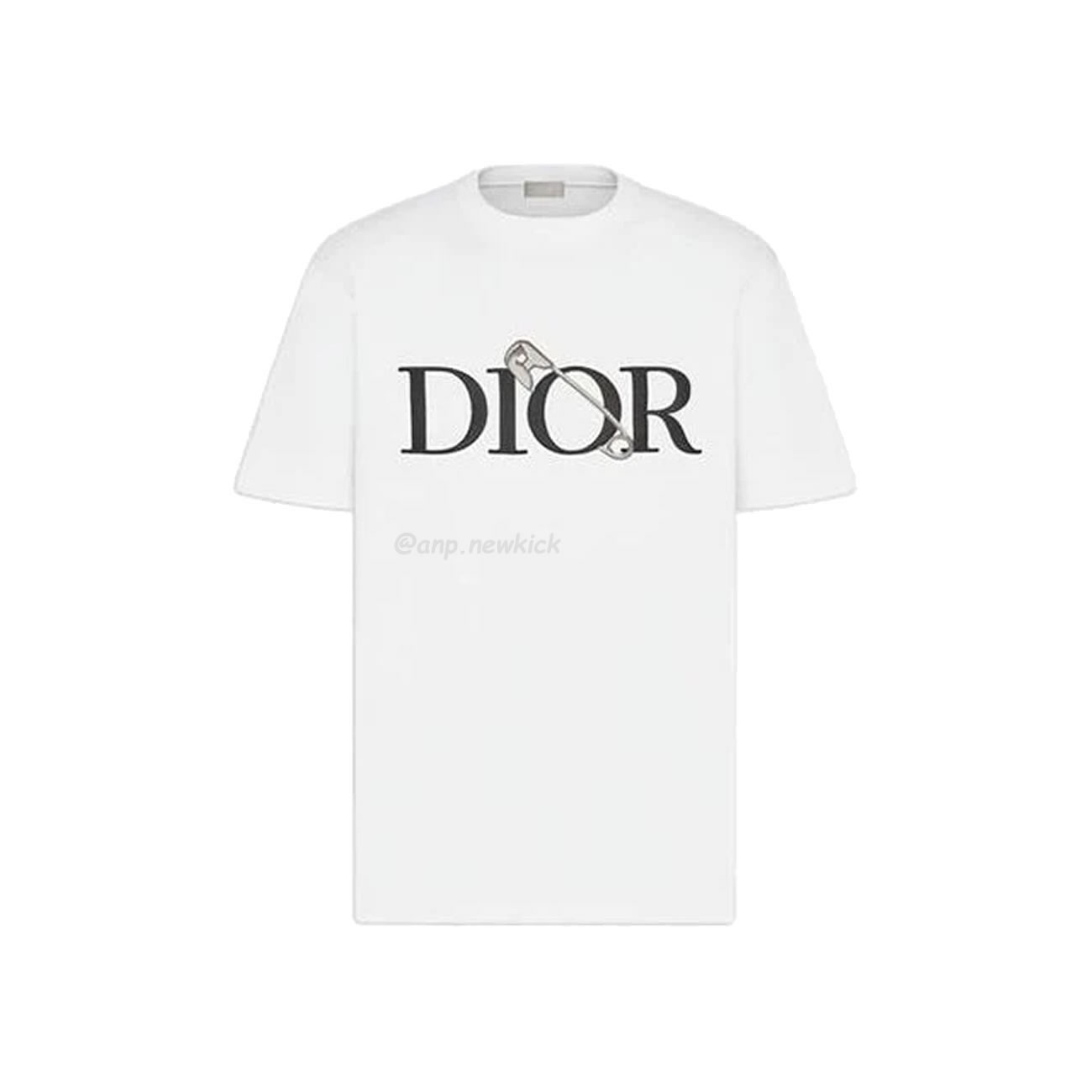 Dior Knitted Crewneck Short Sleeve For Men Black White (6) - www.newkick.vip